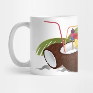 Tropical Coconut Drinks Mug